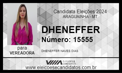 Candidato DHENEFFER 2024 - ARAGUAINHA - Eleições