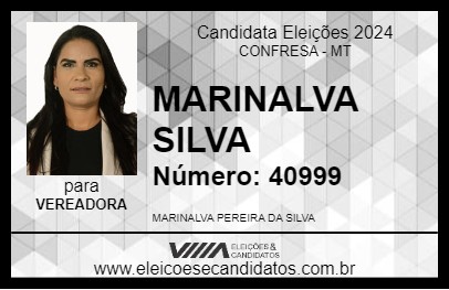 Candidato MARINALVA SILVA 2024 - CONFRESA - Eleições