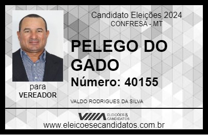 Candidato PELEGO DO GADO 2024 - CONFRESA - Eleições