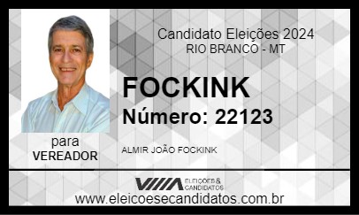 Candidato FOCKINK 2024 - RIO BRANCO - Eleições