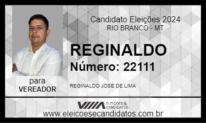 Candidato REGINALDO 2024 - RIO BRANCO - Eleições