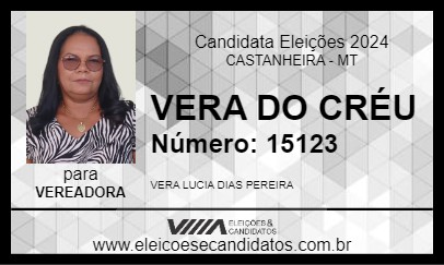 Candidato VERA DO CRÉU 2024 - CASTANHEIRA - Eleições