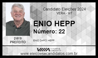 Candidato ENIO HEPP 2024 - VERA - Eleições