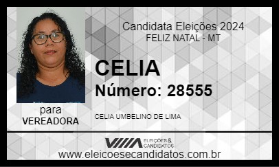 Candidato CELIA 2024 - FELIZ NATAL - Eleições