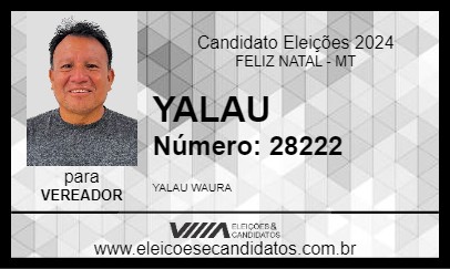 Candidato YALAU 2024 - FELIZ NATAL - Eleições