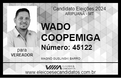 Candidato WADO COOPEMIGA 2024 - ARIPUANÃ - Eleições