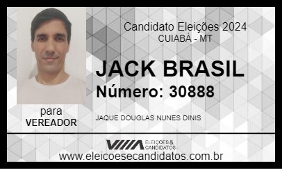 Candidato JACK BRASIL 2024 - CUIABÁ - Eleições