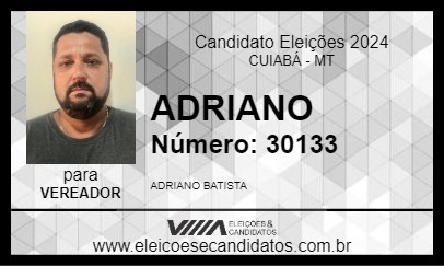 Candidato ADRIANO 2024 - CUIABÁ - Eleições