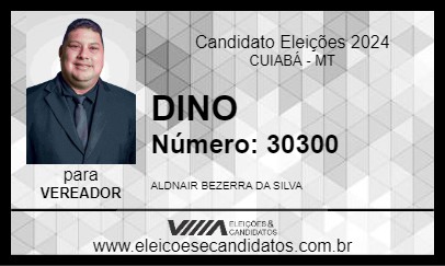 Candidato DINO 2024 - CUIABÁ - Eleições