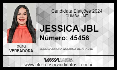 Candidato JESSICA JBL 2024 - CUIABÁ - Eleições