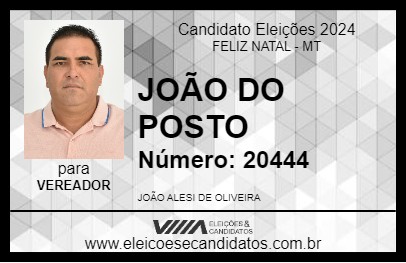 Candidato JOÃO DO POSTO 2024 - FELIZ NATAL - Eleições