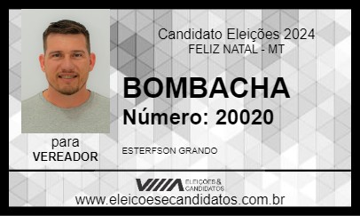 Candidato BOMBACHA 2024 - FELIZ NATAL - Eleições