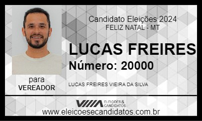 Candidato LUCAS FREIRES 2024 - FELIZ NATAL - Eleições