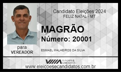 Candidato MAGRÃO 2024 - FELIZ NATAL - Eleições