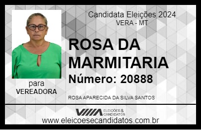 Candidato ROSA DA MARMITARIA 2024 - VERA - Eleições