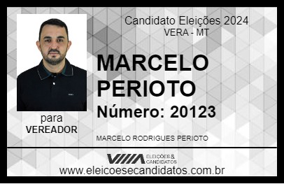 Candidato MARCELO PERIOTO 2024 - VERA - Eleições