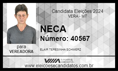 Candidato NECA 2024 - VERA - Eleições