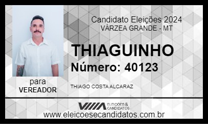 Candidato THIAGUINHO 2024 - VÁRZEA GRANDE - Eleições