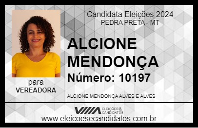 Candidato ALCIONE MENDONÇA 2024 - PEDRA PRETA - Eleições