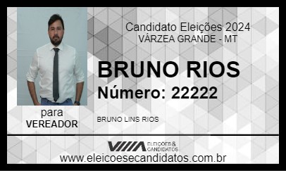 Candidato BRUNO RIOS 2024 - VÁRZEA GRANDE - Eleições