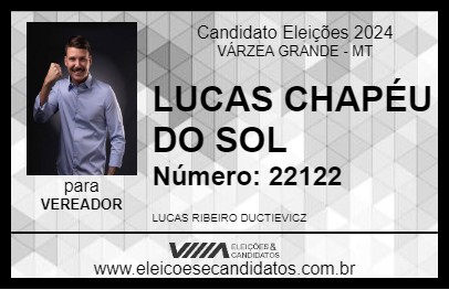 Candidato LUCAS CHAPÉU DO SOL 2024 - VÁRZEA GRANDE - Eleições