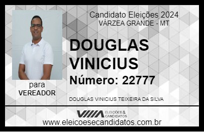 Candidato DOUGLAS VINICIUS 2024 - VÁRZEA GRANDE - Eleições