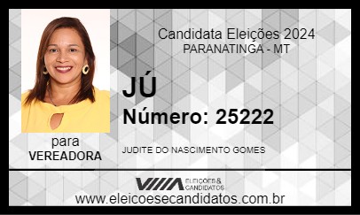 Candidato JÚ 2024 - PARANATINGA - Eleições