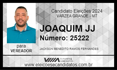 Candidato JOAQUIM JJ 2024 - VÁRZEA GRANDE - Eleições