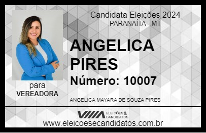 Candidato ANGELICA PIRES 2024 - PARANAÍTA - Eleições