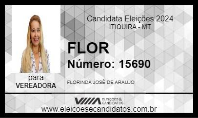 Candidato FLOR 2024 - ITIQUIRA - Eleições