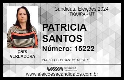 Candidato PATRICIA SANTOS 2024 - ITIQUIRA - Eleições