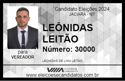 Candidato LEÔNIDAS LEITÃO 2024 - JACIARA - Eleições