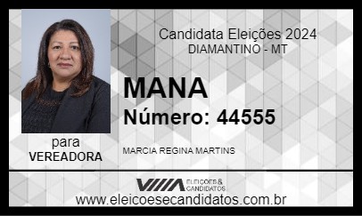 Candidato MANA 2024 - DIAMANTINO - Eleições