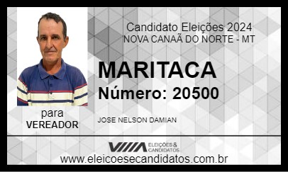 Candidato MARITACA 2024 - NOVA CANAÃ DO NORTE - Eleições