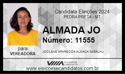 Candidato ALMADA JO 2024 - PEDRA PRETA - Eleições