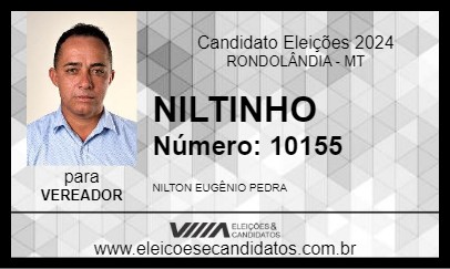 Candidato NILTINHO 2024 - RONDOLÂNDIA - Eleições