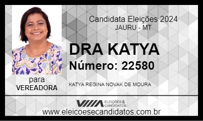 Candidato DRA KATYA 2024 - JAURU - Eleições