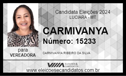 Candidato CARMIVANYA 2024 - LUCIARA - Eleições