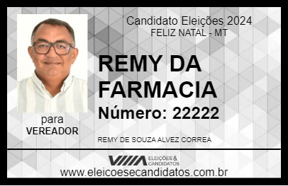 Candidato REMY DA FARMACIA 2024 - FELIZ NATAL - Eleições