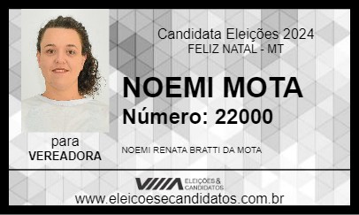 Candidato NOEMI MOTA 2024 - FELIZ NATAL - Eleições