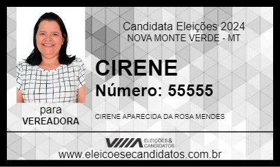 Candidato CIRENE 2024 - NOVA MONTE VERDE - Eleições