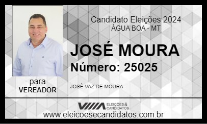 Candidato JOSÉ MOURA 2024 - ÁGUA BOA - Eleições