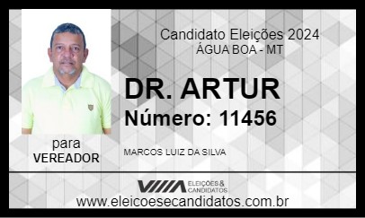 Candidato DR. ARTUR 2024 - ÁGUA BOA - Eleições