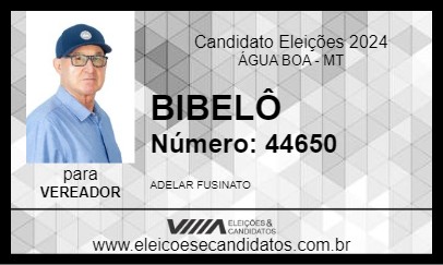 Candidato BIBELÔ 2024 - ÁGUA BOA - Eleições