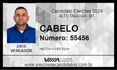 Candidato CABELO 2024 - ALTO TAQUARI - Eleições