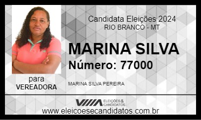 Candidato MARINA SILVA 2024 - RIO BRANCO - Eleições