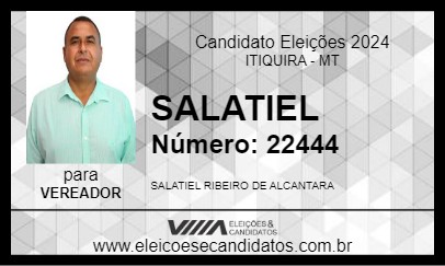 Candidato SALATIEL 2024 - ITIQUIRA - Eleições