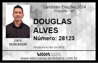 Candidato DOUGLAS ALVES 2024 - ITIQUIRA - Eleições