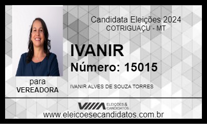 Candidato IVANIR 2024 - COTRIGUAÇU - Eleições