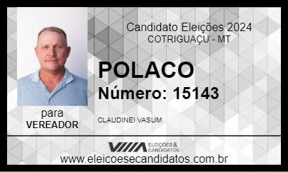 Candidato POLACO 2024 - COTRIGUAÇU - Eleições